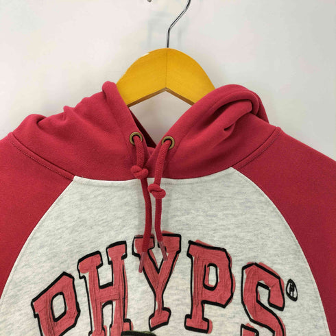 PHYPS グラフィックプリント ラグランパーカー メンズ M