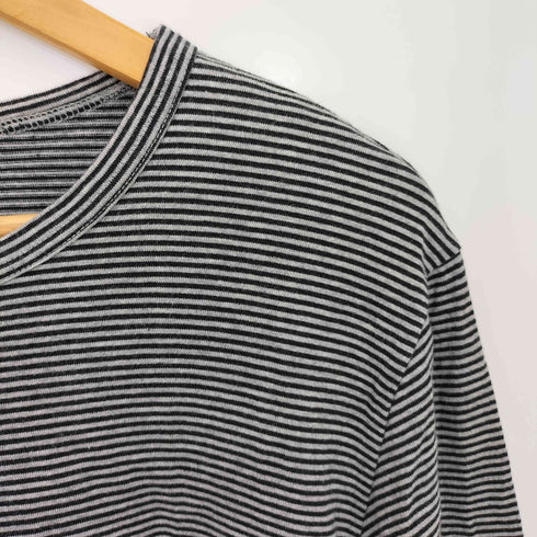 ワイズフォーリビング Ys for living ボーダー コットン L/S Tシャツ メンズ JPN:L
