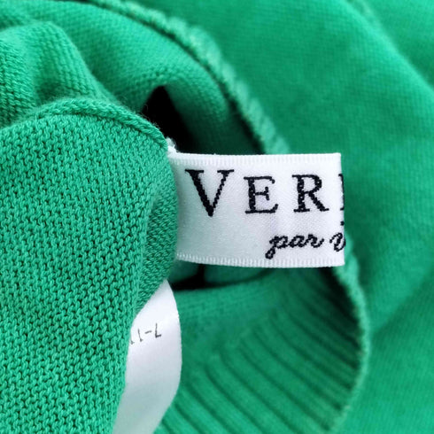 ヴェルメイユ VERMEIL ハイツイスト天竺カーディガン ノースリーブプルオーバー アンサンブル レディース