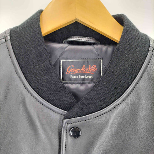 ギャングスタビル GANGSTERVILLE LOCOS - LEATHER JACKET メンズ import:S