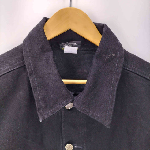 プリズンブルー PRSN BLU USA製 650 BLACK DENIM WESTERN JACKET ブラック デニム ウエスタン ジャケット メンズ 02