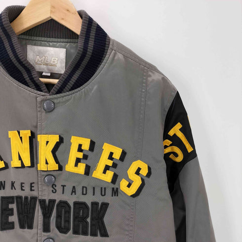 エムエルビー MLB 90S OLD MLB ベースボール チーム NEW YORK 刺繍 バーシティ ジャケット スタジアム ジャケット スタジャン メンズ 100/L