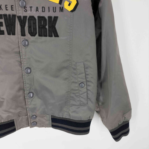 エムエルビー MLB 90S OLD MLB ベースボール チーム NEW YORK 刺繍 バーシティ ジャケット スタジアム ジャケット スタジャン メンズ 100/L