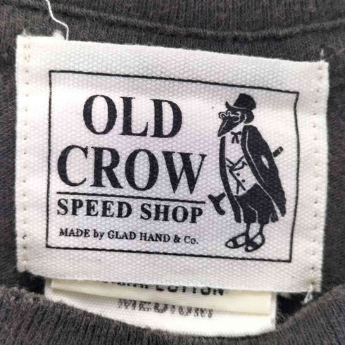 オールドクロウ OLD CROW 両面プリントクルーネックTシャツ メンズ JPN:M