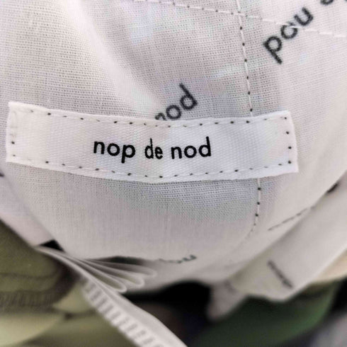 ノップデノッド nop de nod パッチワークパンツ レディース M