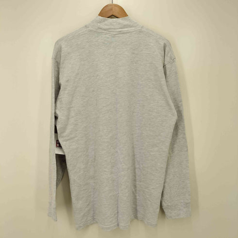 ナイキ NIKE 90S 白タグ 襟 スウッシュ 刺繍 L/S モックネック Tシャツ メンズ import:M