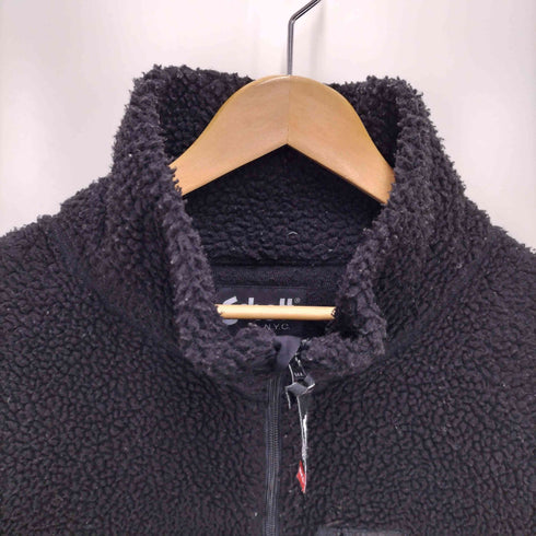 ショット Schott LEATHER POCKET PILE JACKET ボア フリース ジャケット メンズ import:XL