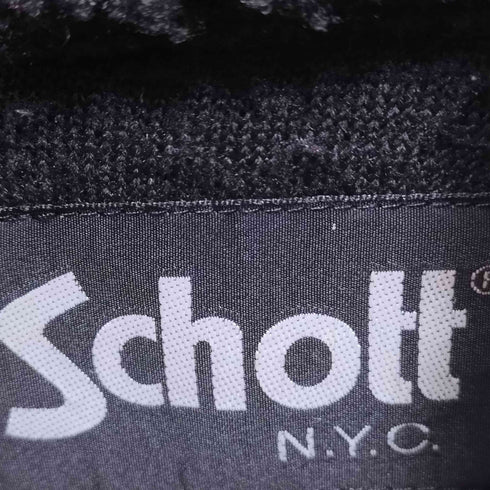 ショット Schott LEATHER POCKET PILE JACKET ボア フリース ジャケット メンズ import:XL