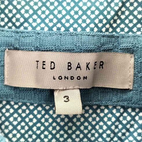 テッドベーカー TED BAKER ニットカラー ソフトタッチ サーマルポロシャツ メンズ 3