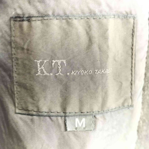 ケーティーキヨコタカセ K.T KIYOKO TAKASE ANGOLA&WOOL アンゴラ混 コート レディース JPN:M