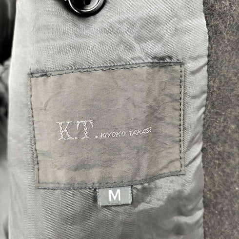 ケーティーキヨコタカセ K.T KIYOKO TAKASE ANGOLA&WOOL アンゴラ混 コート レディース JPN:M