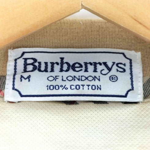 バーバリーズ BURBERRYS 90s ノバチェックコットンポロシャツ メンズ JPN:M