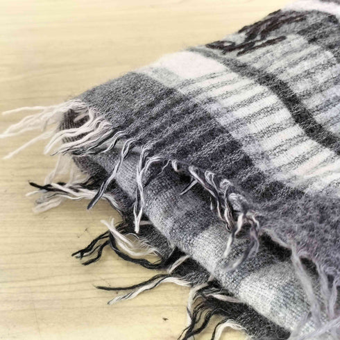 ヴィヴィアンウエストウッド Vivienne Westwood MADE IN ITALY ロゴ刺繍 チェック柄 マフラー メンズ