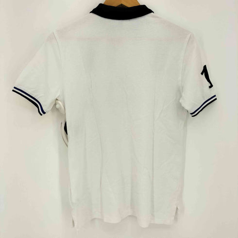 ポロラルフローレン POLO RALPH LAUREN 現行タグ エンブレム刺繍 ビッグポニー ナンバリング1 S/S ポロシャツ メンズ import:L