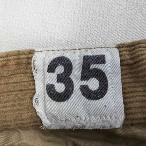 ワイパーインク WAIPER.inc フランス軍 1950~60年代 M-52 コーデュロイ トラウザー メンズ 35