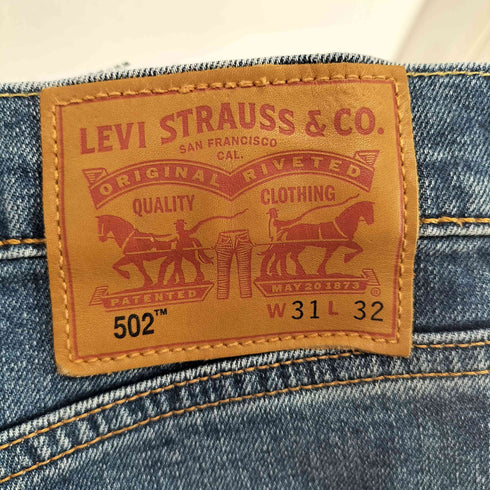 リーバイス Levis 502 ボタン裏3496 テーパードデニム メンズ 31×32