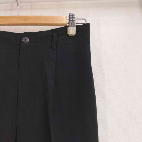 ヨーガンレール Jurgen Lehl シルク混 1タックワイドウールスラックス レディース JPN:M