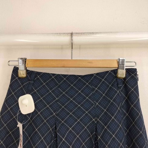 バーバリーブルーレーベル BURBERRY BLUE LABEL チェックプリーツミニスカート レディース JPN:36