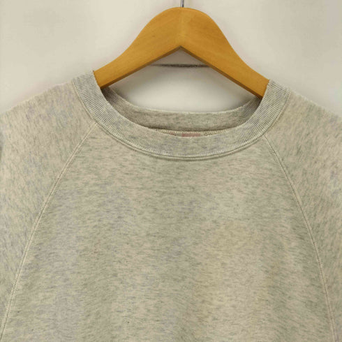 グラッドハンド GLADHAND AKOM - SWEAT 10.7Oz GUSSET ACTION SLEEVE 10.7オンス ゲスト アクション ダメージ加工 ラグランスリーブスウェット トレーナー メンズ L