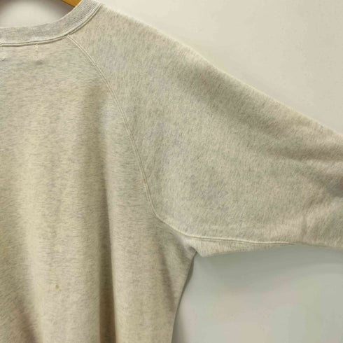 グラッドハンド GLADHAND AKOM - SWEAT 10.7Oz GUSSET ACTION SLEEVE 10.7オンス ゲスト アクション ダメージ加工 ラグランスリーブスウェット トレーナー メンズ L