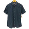 マンゴ MANGO SLIM FIT 総柄 S/S シャツ メンズ import:M