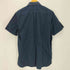 マンゴ MANGO SLIM FIT 総柄 S/S シャツ メンズ import:M