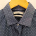 マンゴ MANGO SLIM FIT 総柄 S/S シャツ メンズ import:M