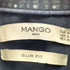 マンゴ MANGO SLIM FIT 総柄 S/S シャツ メンズ import:M