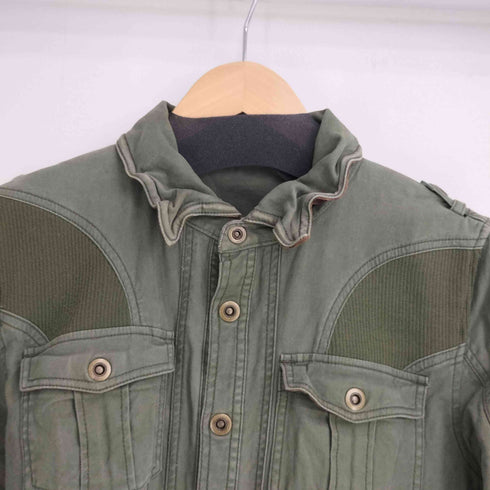 Xfrm 00S Y2K ニット切替 ジャケット メンズ JPN:2
