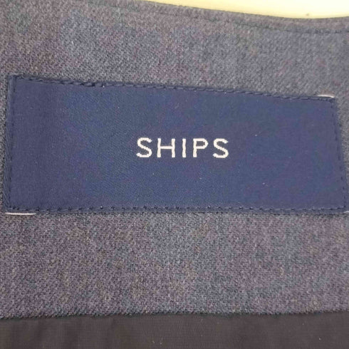 シップス SHIPS ノーカラーテーラードジャケット レディース JPN:38