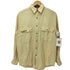 phiz 90s シルク100 絣ネップ フラップポケット L/S ワークシャツ メンズ import:S