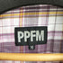 ピーピーエフエム PPFM 00S スタッズパッチデザインチェック L/S オープンカラー シャツ Y2K メンズ JPN:M