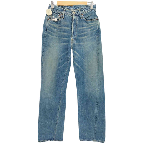 ドゥニーム Denime シンチバック 赤耳 コインポケット ボタンフライ ストレートデニム メンズ US:28-29