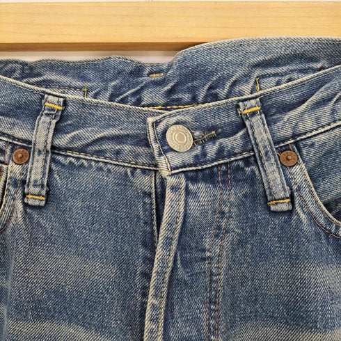 ドゥニーム Denime シンチバック 赤耳 コインポケット ボタンフライ ストレートデニム メンズ US:28-29