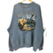 OZARK MOUNTAIN OUTFITTERS 90s アニマルプリント クルーネック スウェット メンズ import:XXL
