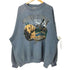 OZARK MOUNTAIN OUTFITTERS 90s アニマルプリント クルーネック スウェット メンズ import:XXL