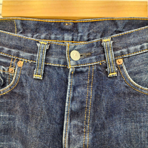ドゥニーム Denime ORIZZONTI コットン ボタンフライ ストレートデニム メンズ 33