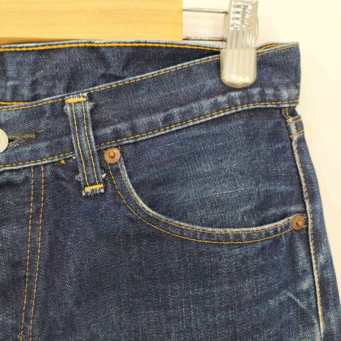 ドゥニーム Denime ORIZZONTI コットン ボタンフライ ストレートデニム メンズ 33