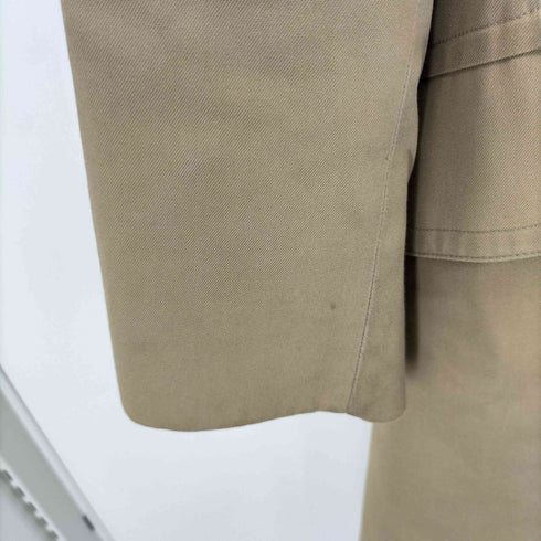 バーバリーズ BURBERRYS 60-70s 裏地チェック比翼ステンカラーコート メンズ