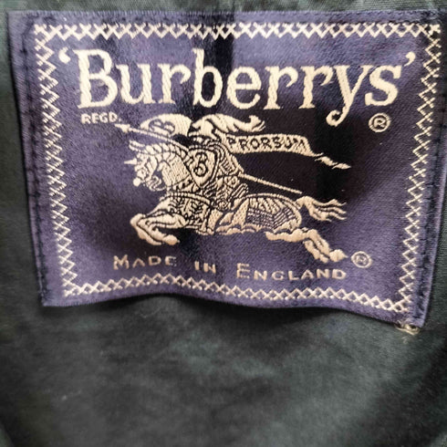 バーバリーズ BURBERRYS 80-90s 英国製 比翼ステンカラーコート メンズ