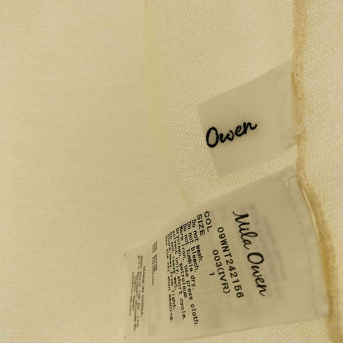 ミラオーウェン Mila Owen 24SS ポロ衿ラメシアーニット レディース JPN:1