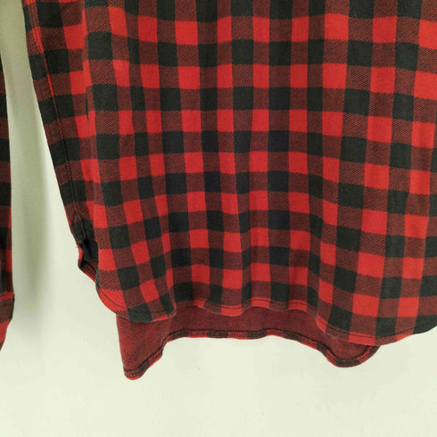 ポロバイラルフローレン Polo by RALPH LAUREN 90S チンスト マチ付き チェック柄 L/S プルオーバーシャツ メンズ JPN:S