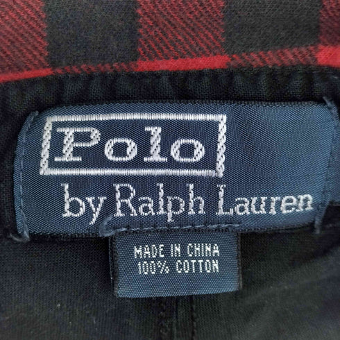 ポロバイラルフローレン Polo by RALPH LAUREN 90S チンスト マチ付き チェック柄 L/S プルオーバーシャツ メンズ JPN:S