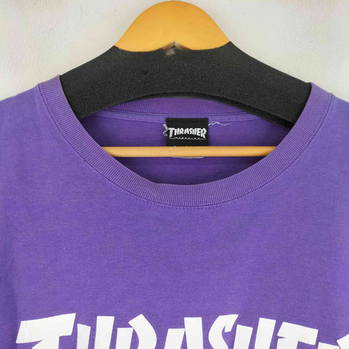 スラッシャー THRASHER ロゴ刺繍 L/S Tシャツ メンズ JPN:XL