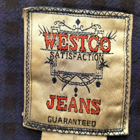 WESTCO JEANS アクリル混 ステッチラインカバーオール メンズ S