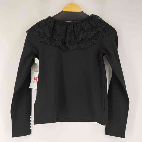 トッコクローゼット tocco closet レース襟付きパール装飾カットプルオーバー レディース JPN:M