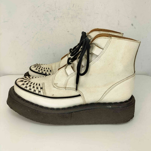ジョージコックス GEORGE COX VI Sole CHUKKA Whtie Leather メンズ UK:7