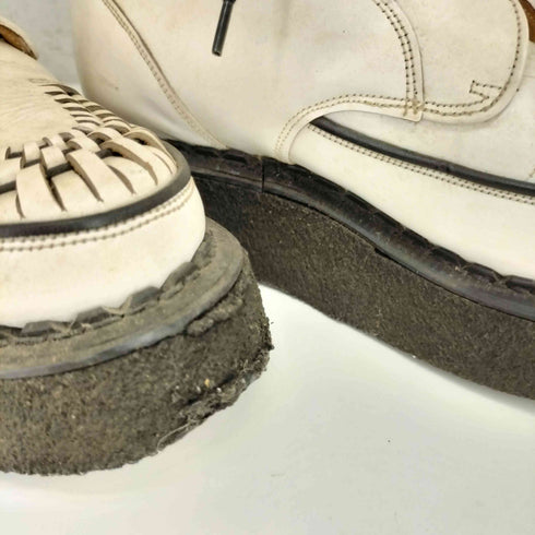 ジョージコックス GEORGE COX VI Sole CHUKKA Whtie Leather メンズ UK:7