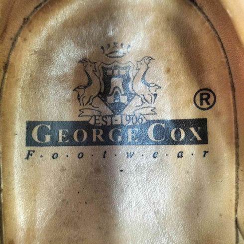 ジョージコックス GEORGE COX VI Sole CHUKKA Whtie Leather メンズ UK:7