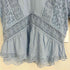 ザラ ZARA カットワークフリル ロマンティック ニット レディース import:M